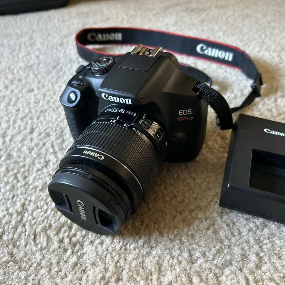 Canon EOS Rebel T7 Black Digital Camera